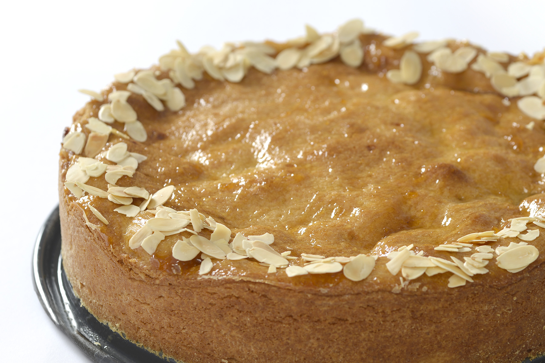Apfelkuchen gedeckt