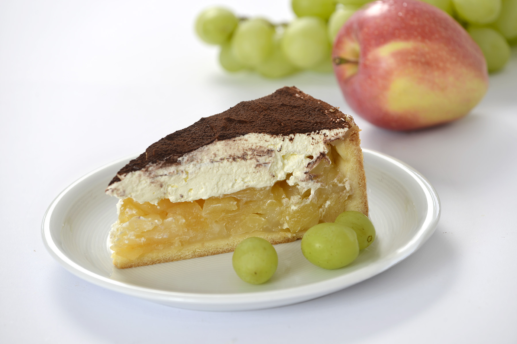 Apfelweintorte Stück